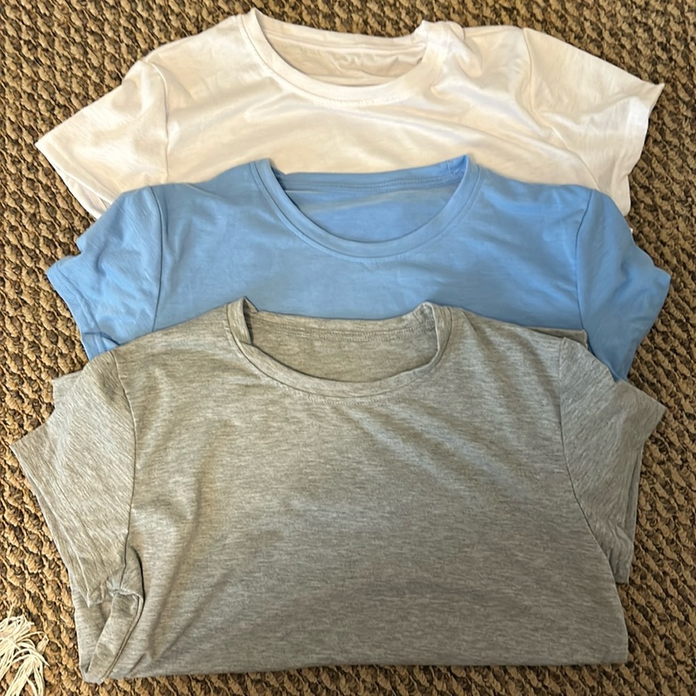 Three t shirts